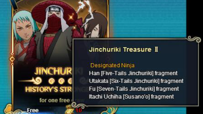Naruto Online Mmorpg July 20th New Events Jinchuriki Treasure Ii