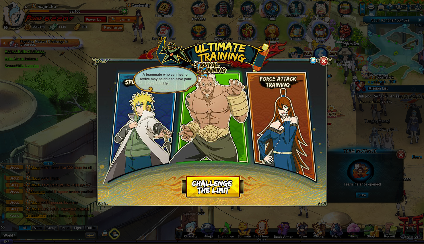 Naruto Arena - Fighting browser games